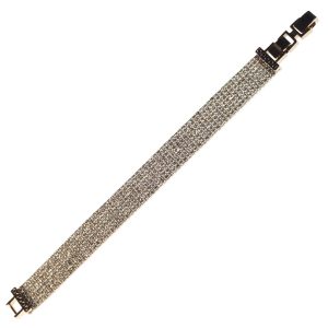 Bracciale Tennis in metallo anallergico con zirconi cubici e vera placcatura oro Gold Rose - BC228R