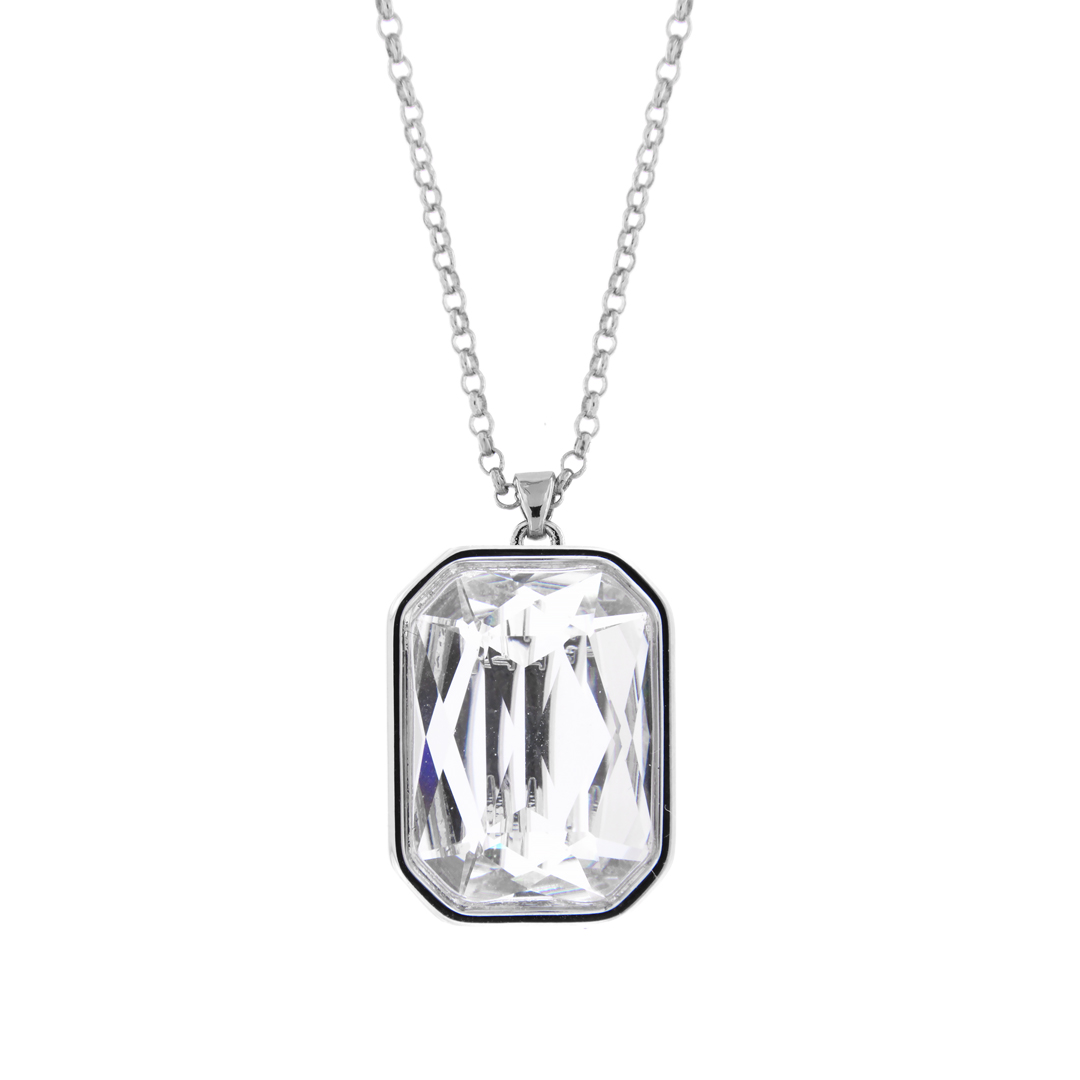 Collana in metallo anallergico con cristalli e vera placcatura oro - CL7013B